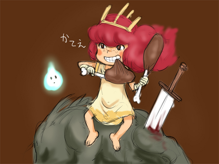 princess aurora and igniculus (child of light) drawn by e10