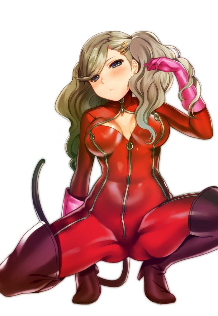 takamaki anne and panther (persona and 1 more) drawn by seiru_(prairie)