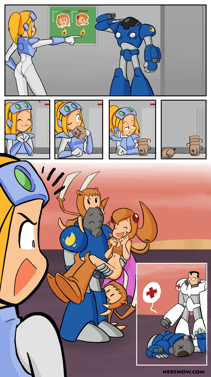 pyro, medic, blu pyro, red medic, nova, and 2 more (team fortress 2 and 1 more) drawn by josue_pereira