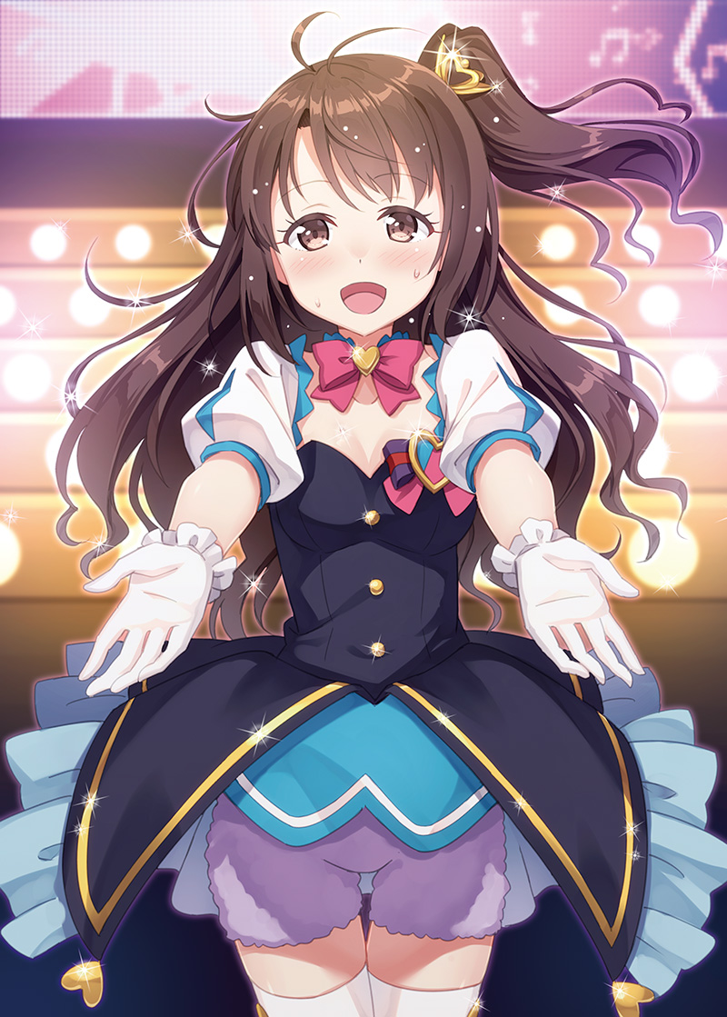 shimamura uzuki (idolmaster and 1 more) drawn by hyuuga_azuri