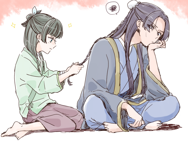 maomao and jinshi (kusuriya no hitorigoto) drawn by ck_ksry_jm