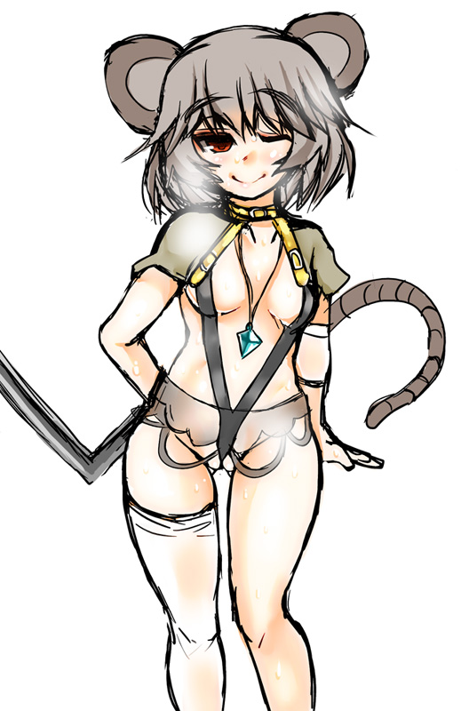 nazrin (touhou and 1 more) drawn by mabuchoco_m