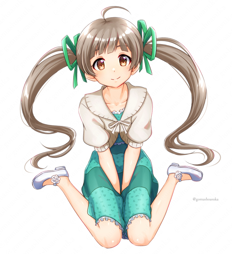 hakozaki serika (idolmaster and 1 more) drawn by gomasho_asuka