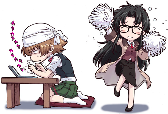 yomiko readman and sumiregawa nenene (read or die)