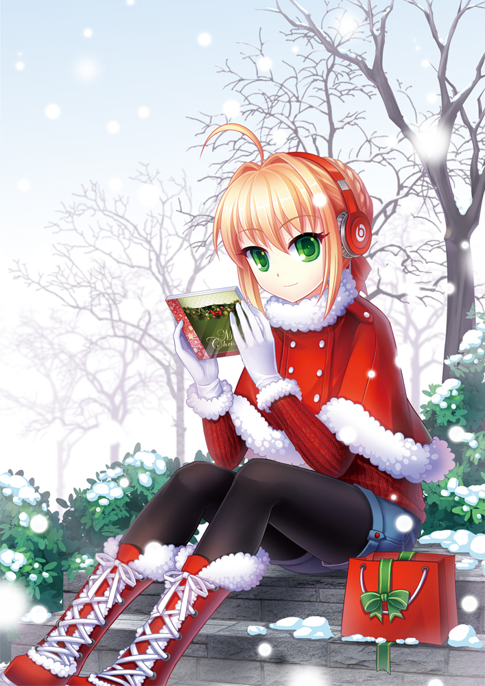 artoria pendragon and saber (fate and 2 more) drawn by mao_a_mi_mi