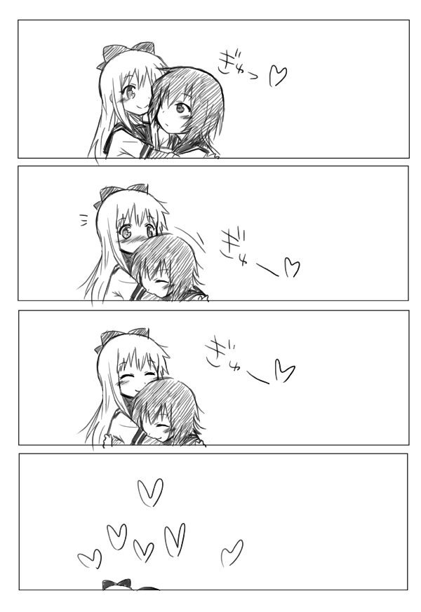 toshinou kyouko and funami yui (yuruyuri) drawn by manzyu