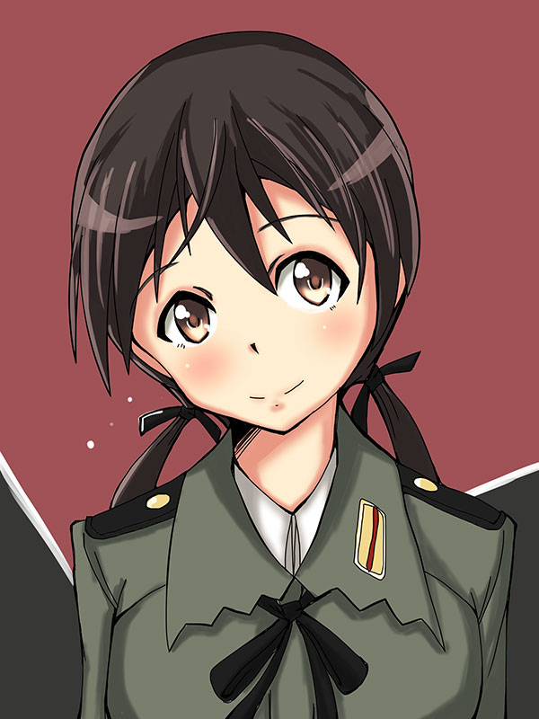 gertrud barkhorn (world witches series and 1 more) drawn by aru_chi