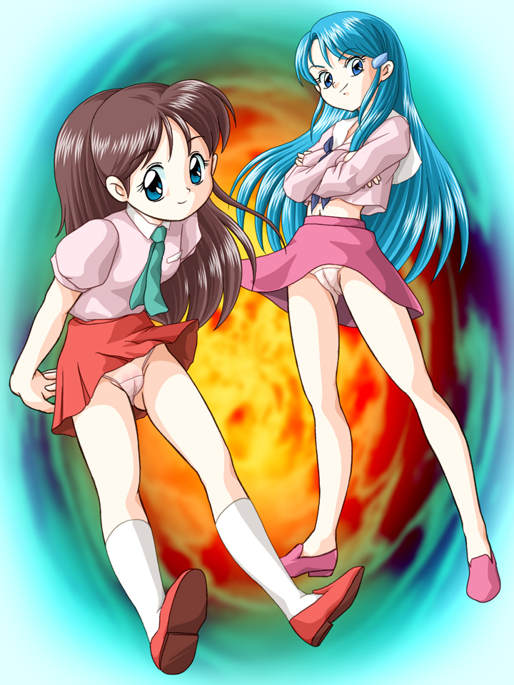 kuki rei and heike ibuki (genji tsuushin agedama) drawn by zummy
