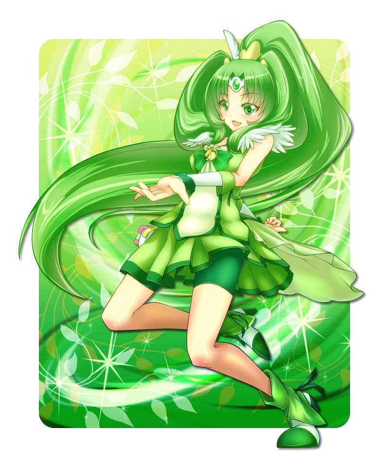 midorikawa nao and cure march (precure and 1 more) drawn by akitsukisaya