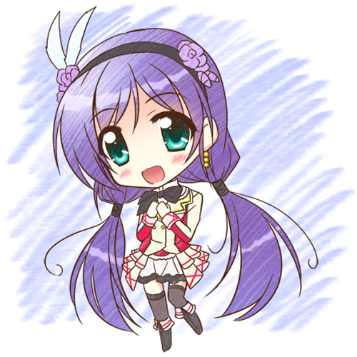 tojo nozomi (love live! and 1 more) drawn by endori