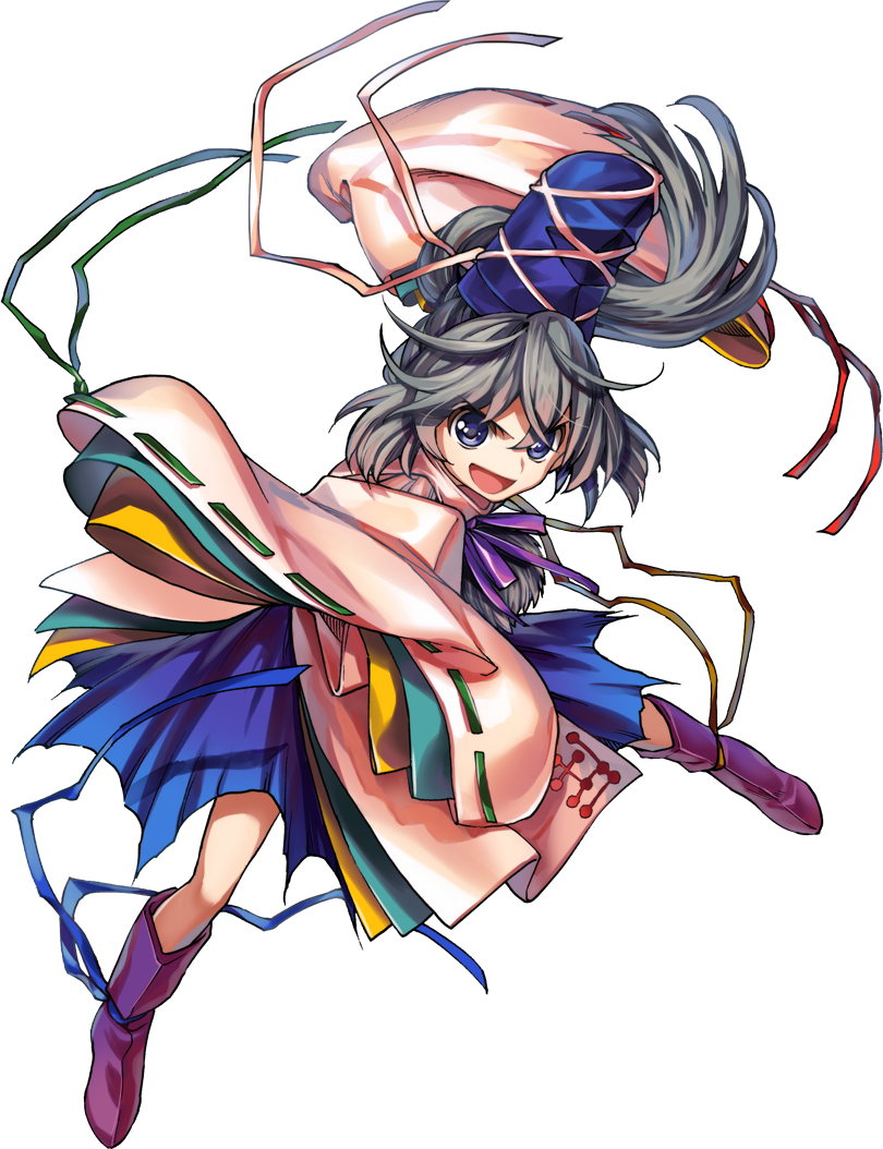 mononobe no futo (touhou and 1 more) drawn by harukawa_moe
