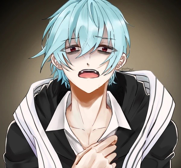 sleepy ash (servamp) drawn by saku69m