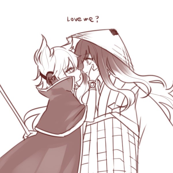 hijiri byakuren and toyosatomimi no miko (touhou) drawn by shan