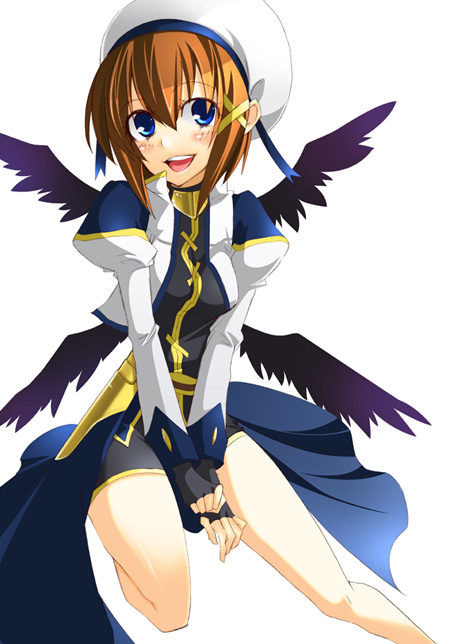 yagami hayate (lyrical nanoha and 1 more) drawn by kuro_(oden_no_sono)