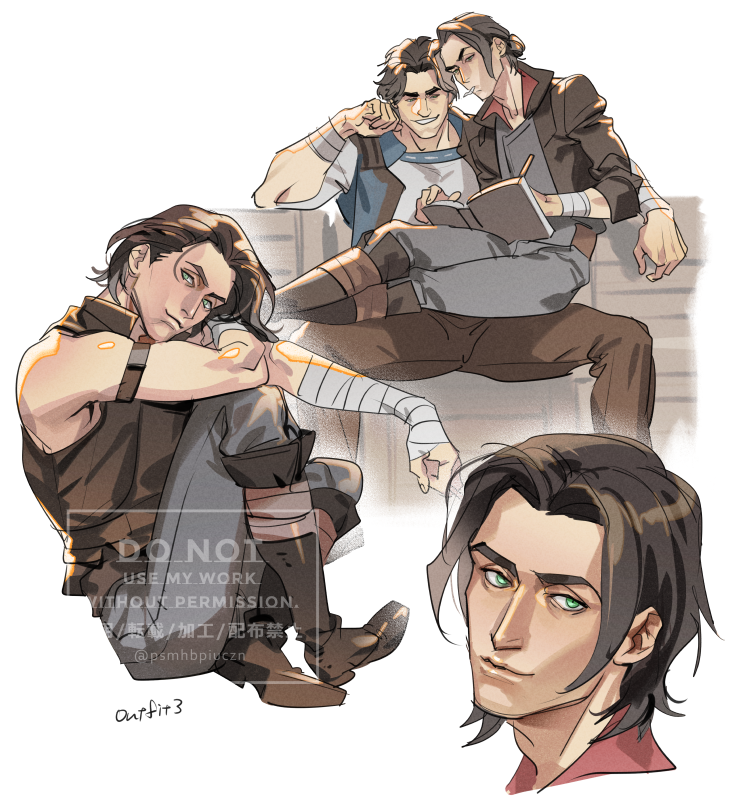 silco and vander (league of legends and 1 more) drawn by tatsumi_(psmhbpiuczn)