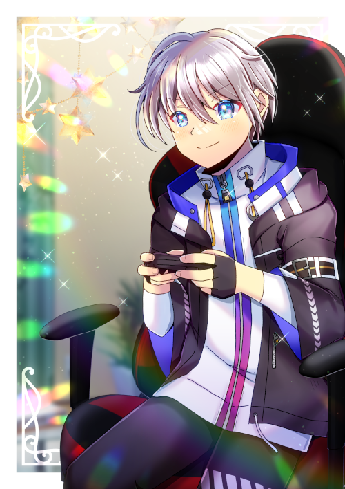 asakura len (indie virtual youtuber) drawn by kou_hiyoyo