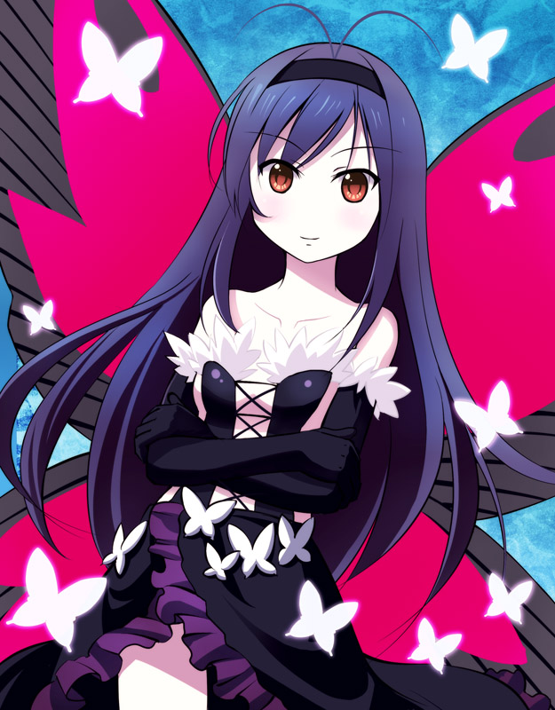 kuroyukihime (accel world) drawn by doridori
