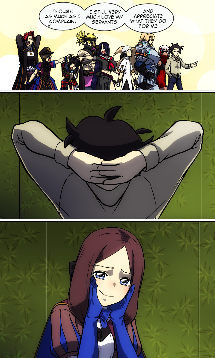 okita souji, minamoto no raikou, leonardo da vinci, ushiwakamaru, barghest, and 5 more (original and 2 more) drawn by lazyartlazy12