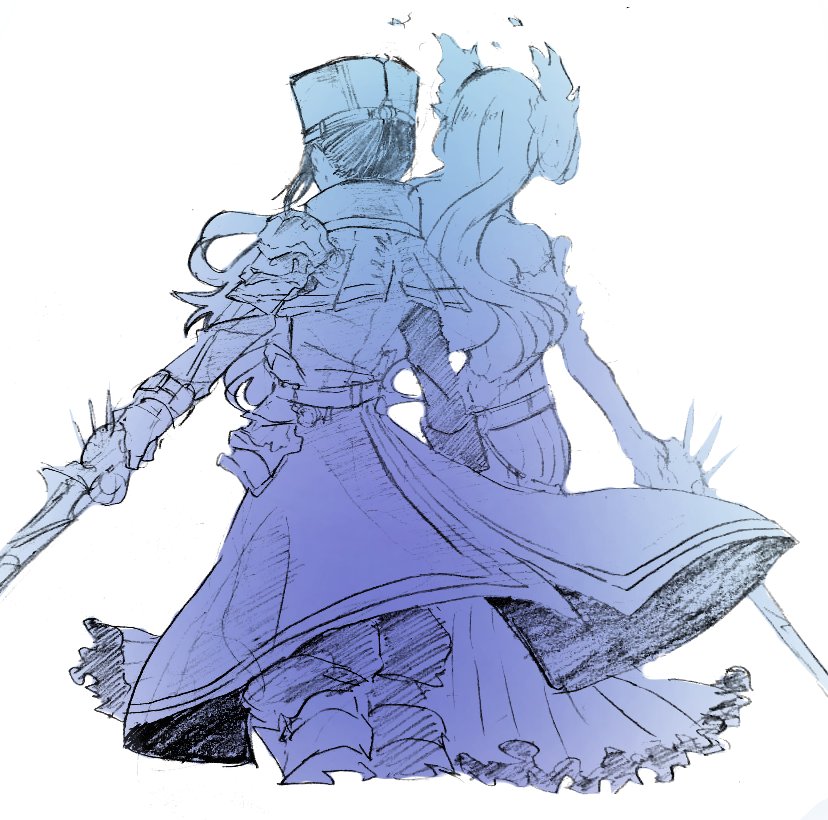 morag ladair and brighid (xenoblade chronicles and 1 more) drawn by noki_(nikumasyumaro)