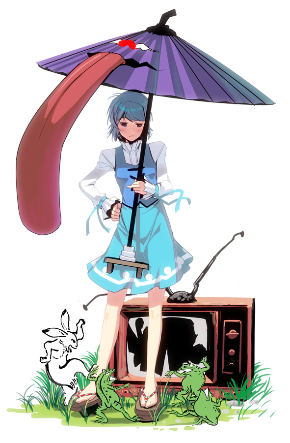 tatara kogasa (touhou and 1 more) drawn by kouno_(masao)