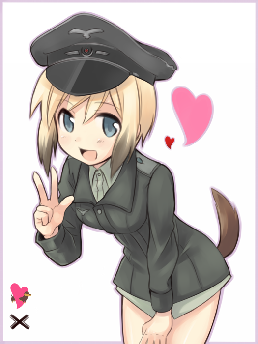 erica hartmann (world witches series and 1 more) drawn by kinosaki_(green_patio)