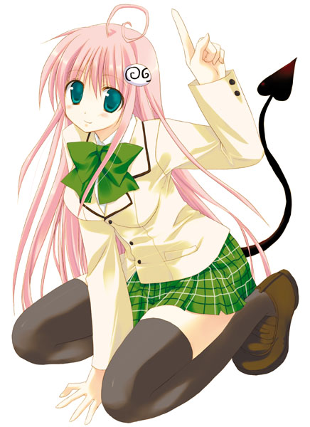 lala satalin deviluke and peke (to love-ru) drawn by sesena_yau