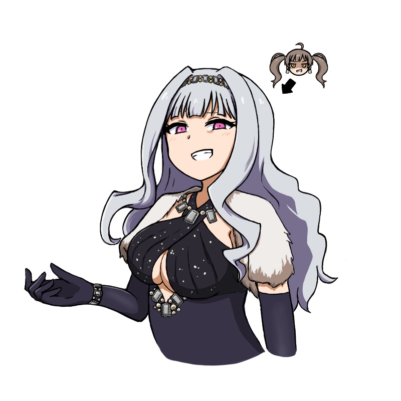shijou takane and hakozaki serika (idolmaster and 2 more) drawn by kuro_megane_(cat-13)