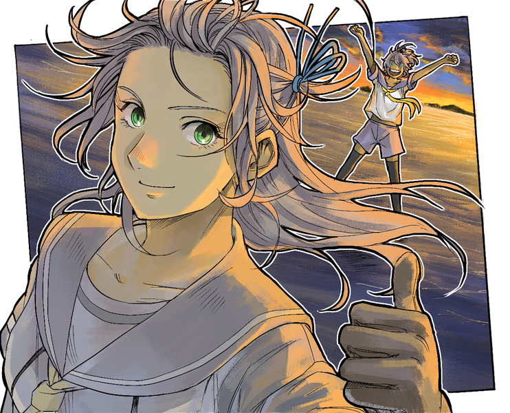 aoba and kinugasa (kantai collection) drawn by hiro_(chumo)