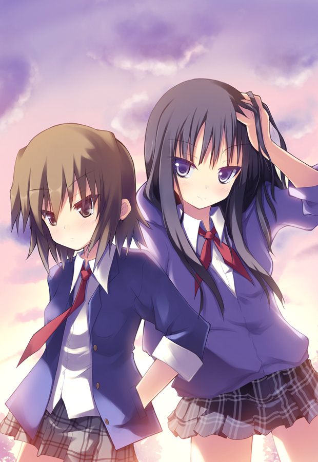 akiyama mio and tainaka ritsu (k-on!) drawn by safi