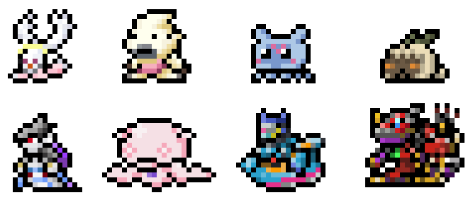 calamaramon, bokomon, puyoyomon, bosamon, hoverespimon, and 3 more (digimon) drawn by otrojorch
