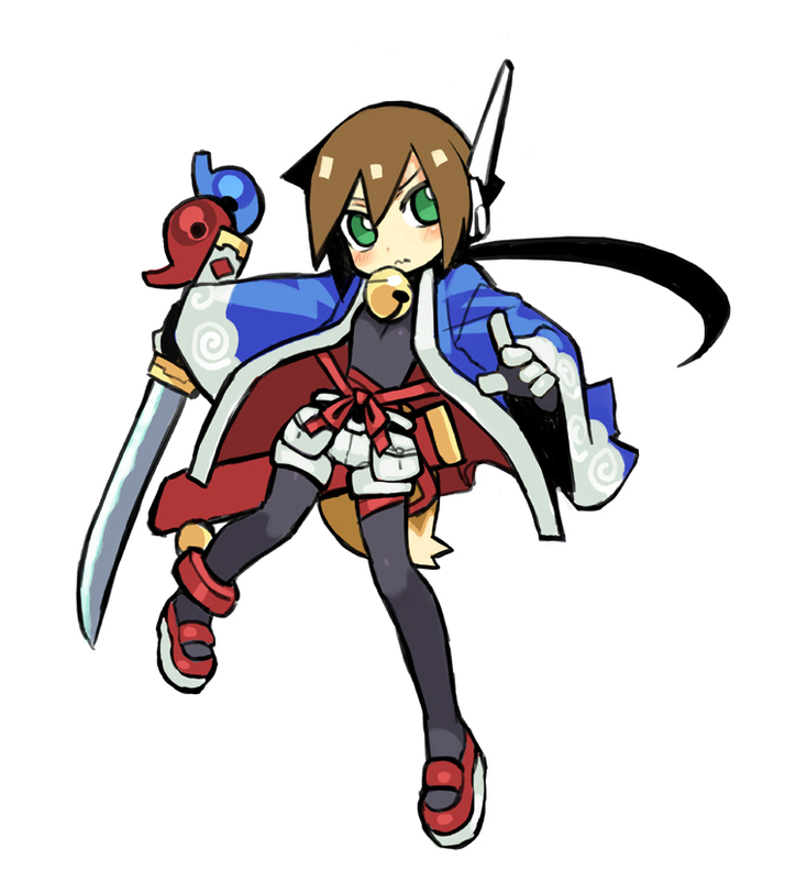 aile and samurai (mega man and 3 more) drawn by shigehiro_(hiroi_heya)