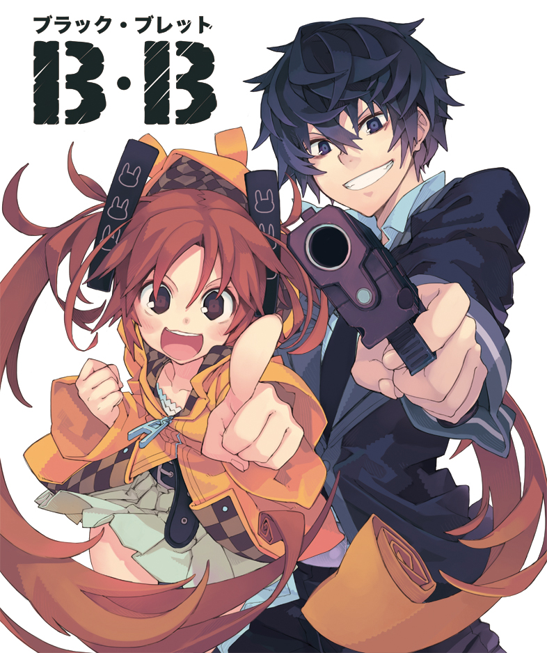 aihara enju and satomi rentarou (black bullet) drawn by morino_hon