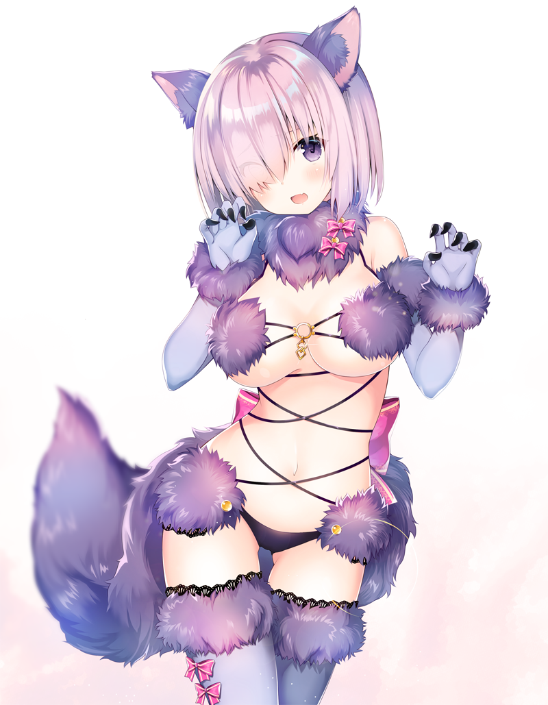 mash kyrielight (fate and 1 more) drawn by kanora