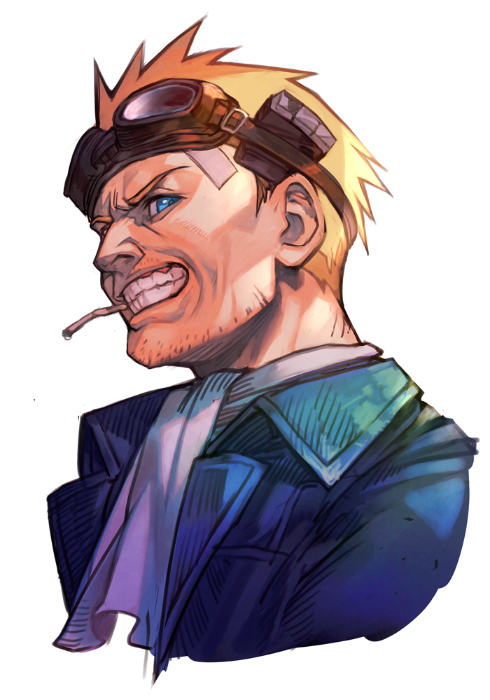 cid highwind (final fantasy and 1 more) drawn by hungry_clicker