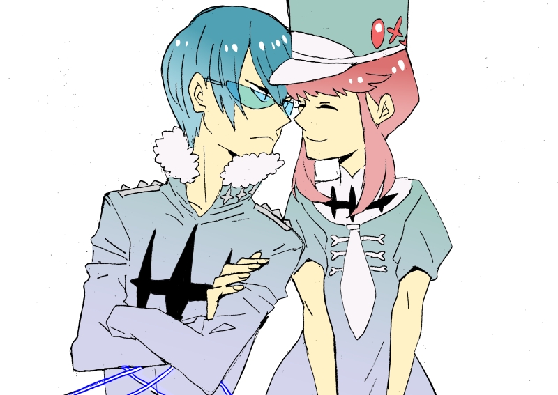 jakuzure nonon and inumuta houka (kill la kill) drawn by ishihara_saika