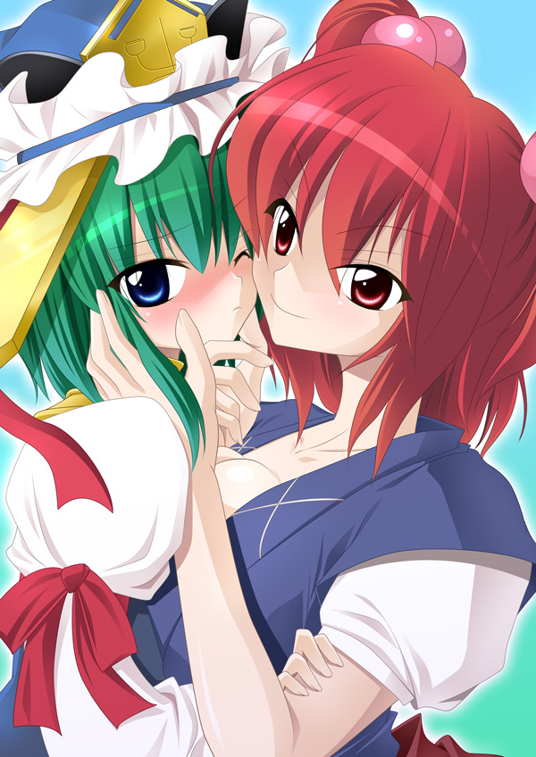 shiki eiki and onozuka komachi (touhou) drawn by aoro