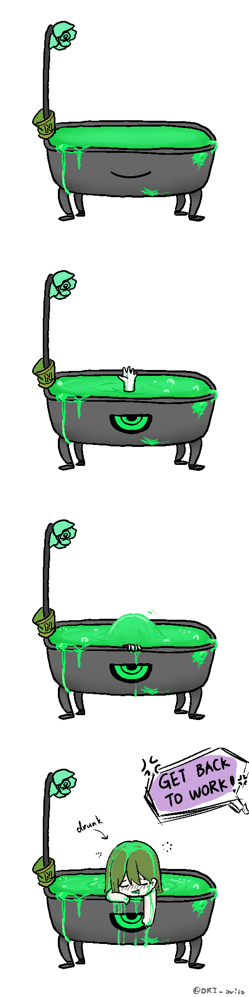 netzach and bloodbath (project moon and 1 more) drawn by ori_oriio