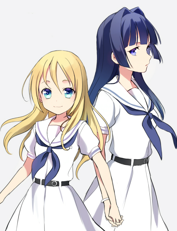 hirose sumire and oohoshi awai (saki) drawn by itsumi_(itumiyuo)