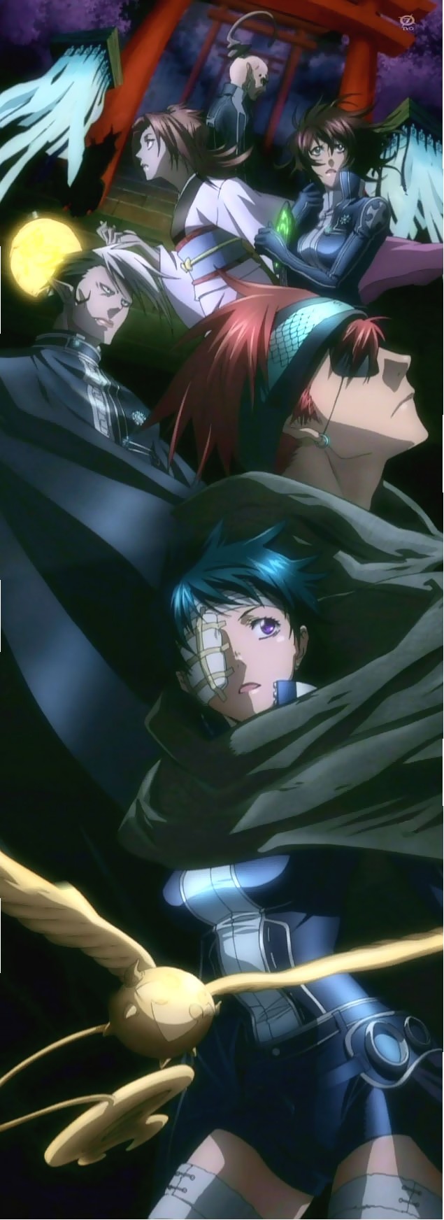 lenalee lee, lavi, miranda lotto, arystar krory, bookman, and 1 more (d.gray-man)