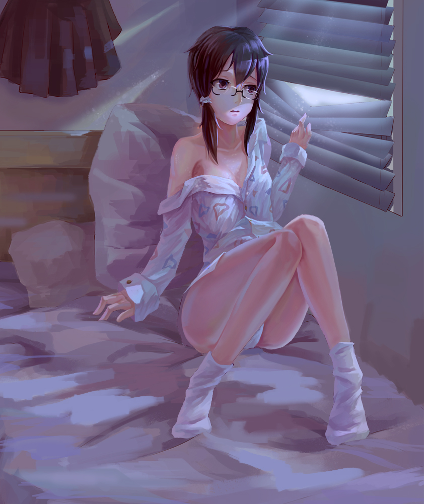 asada shino (sword art online) drawn by neko-mura_ikkro