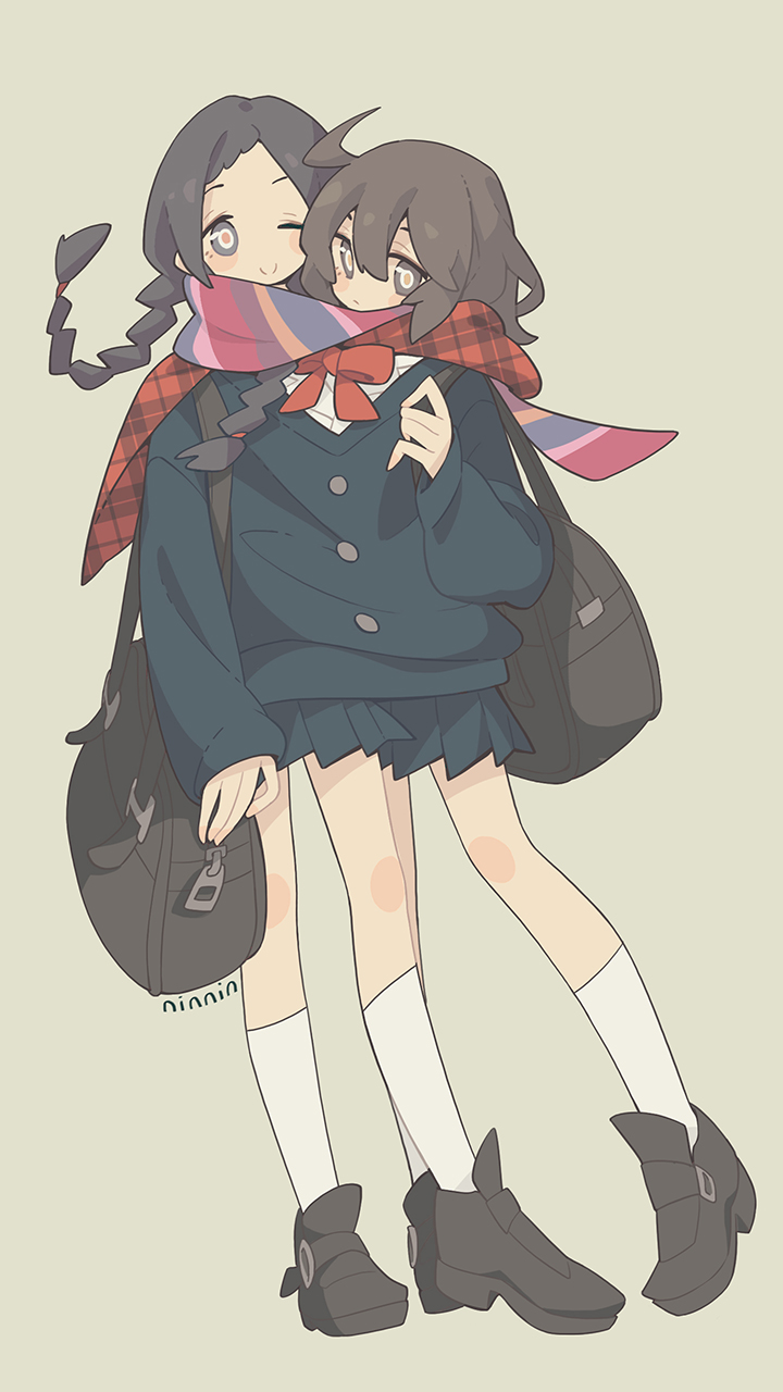 arisugawa tetsuko and arai hana (hana to arisu satsujin jiken) drawn by renren_(ah_renren)