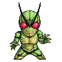 kamen rider shin (kamen rider and 1 more) drawn by eou