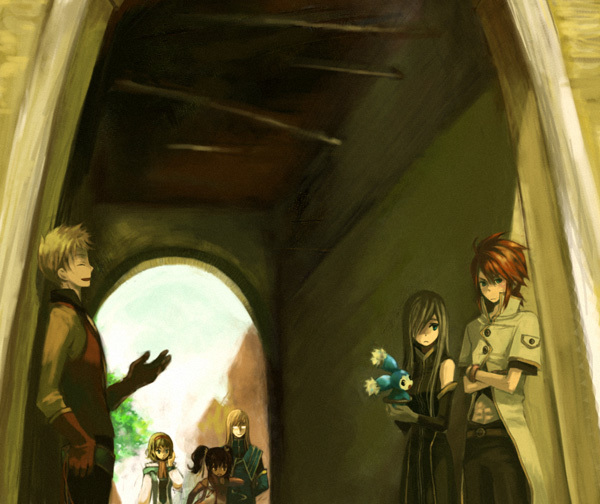 tear grants, luke fon fabre, anise tatlin, natalia luzu kimlasca lanvaldear, jade curtiss, and 2 more (tales of and 1 more)