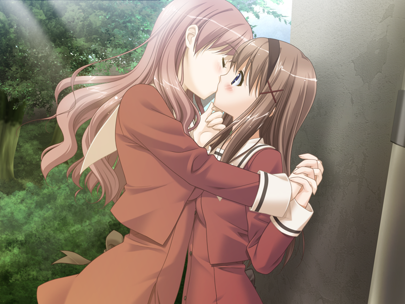 kitajima kaede and kitajima sara (sono hanabira ni kuchizuke wo) drawn by kani_biimu