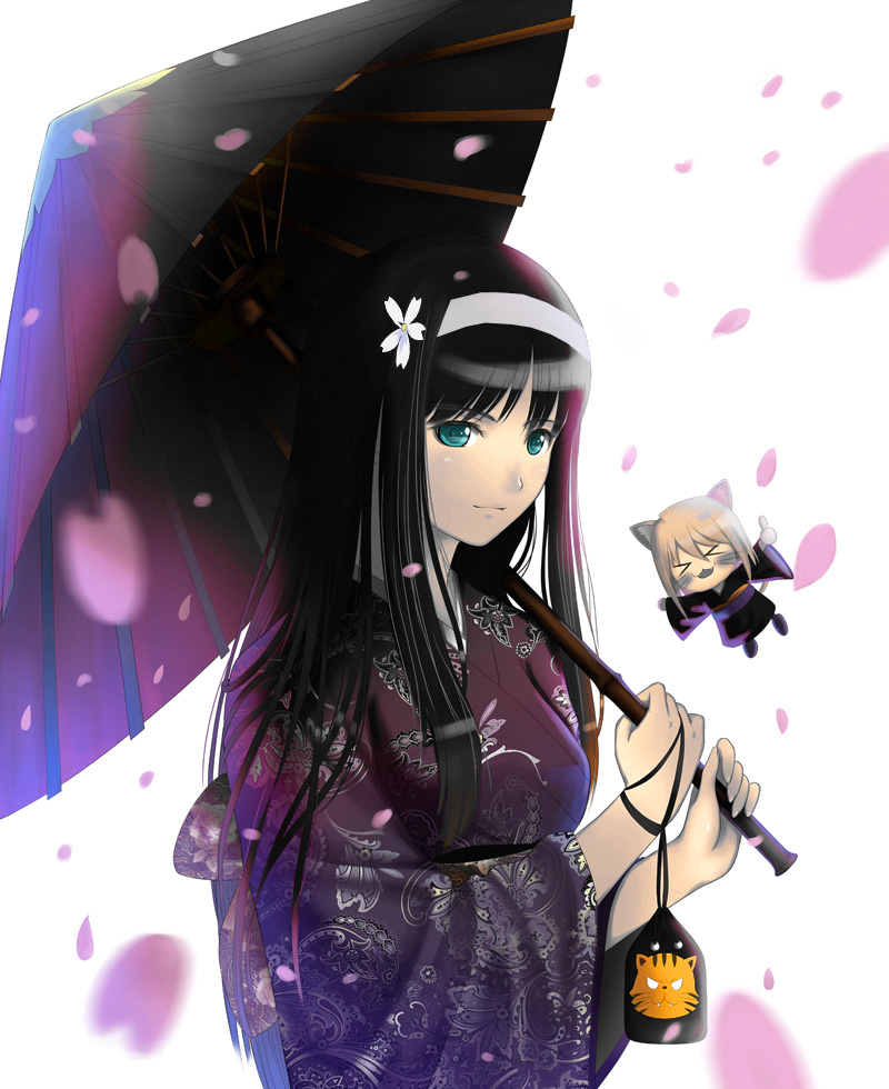 tohno akiha and neco-arc (tsukihime) drawn by cctv008008