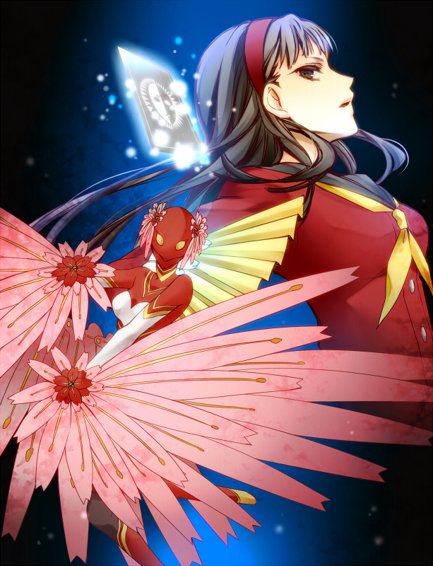 amagi yukiko and konohana sakuya (persona and 1 more) drawn by rico_(fbn3)