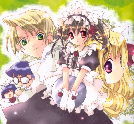 misha, shia, uematsu koboshi, mitarai kaoru, ayanokoji takashi, and 1 more (pita ten) drawn by koge_donbo
