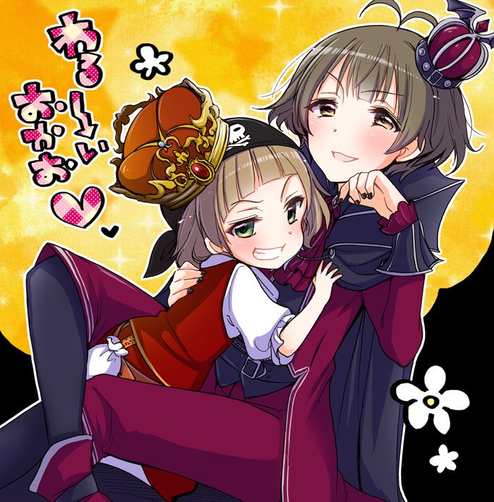 akizuki ryo and himeno kanon (idolmaster and 1 more) drawn by yuzuki_ryouta