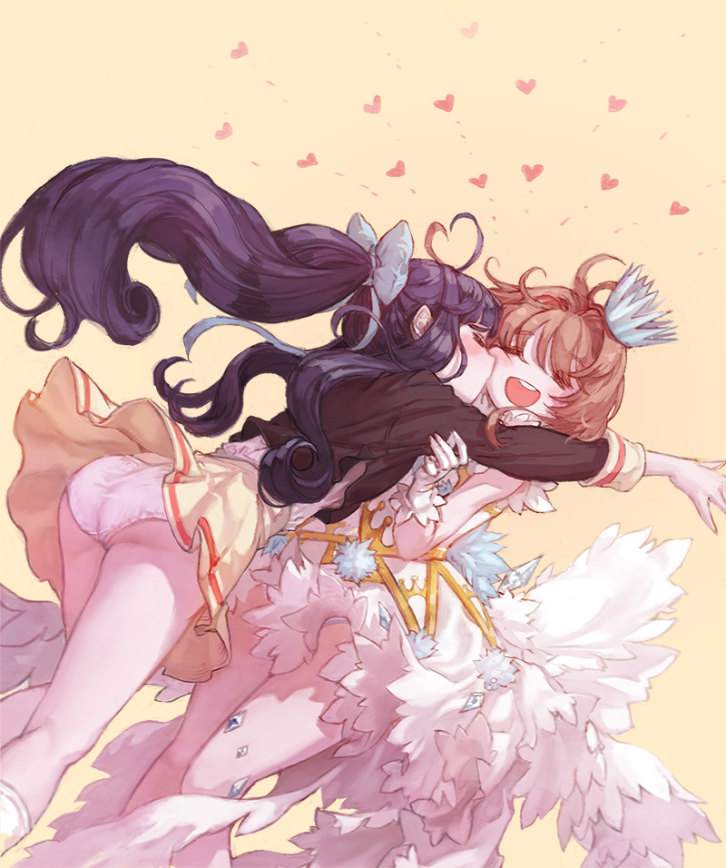 kinomoto sakura and daidouji tomoyo (cardcaptor sakura and 1 more) drawn by kuzel_(bonolangje)