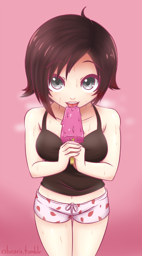 ruby rose (rwby) drawn by cslucaris